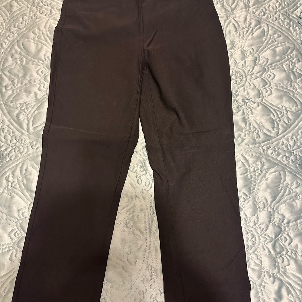 Tribal Black Elastic Waist Pants
